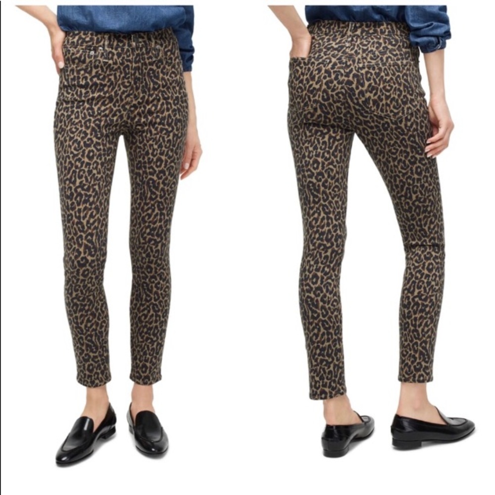 Leopard Print Skinny Jeans